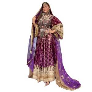 Vestidos de Novia Estilo Afgano con Cordones, de Primera Calidad, Precios al por Mayor, Transpirables, Hechos a Mano, para Fiestas - Product Image 1