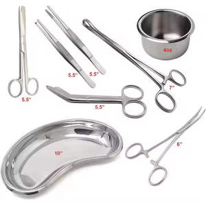 Kit de Instrumentos Quirúrgicos Manuales Reutilizables de Acero Inoxidable (Gallipot Kidney) con Certificación CE Clase II de Dentavex - Product Image 5