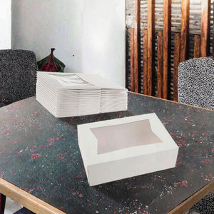 Custom Recycled <b>Kraft</b> Cake <b>Box</b> with Sponge Lining Magnetic Closure Luxury Bakery Packaging <b>Box</b> for Cakes Desserts - Product Image 2