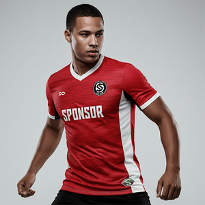 Camisetas de Fútbol Retro Personalizadas, Impresión Digital, Cortas, 100% Poliéster, Transpirables, de Secado Rápido, Unisex, Venta Directa de Fábrica - Product Image 3