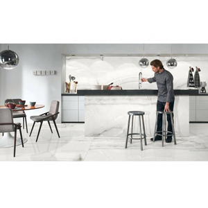 Dalle de marbre en porcelaine au design Bahiya bleu multicolore 4*8 pieds 48 * 96in 120*240cm 1200*2400 Extérieur Hall Exportation compétitive - Product Image 4