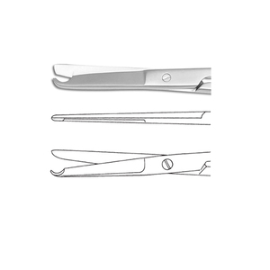 Ciseaux à pointe droite en acier inoxydable, instrument médical chirurgical pour la déshabillage des sutures, les soins et les procédures en salle d'opération - Product Image 3