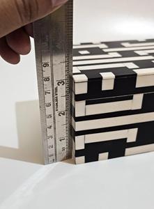 Caja de Joyería Decorativa Hecha a Mano con Diseño Marroquí de Flor de Amor con Incrustaciones de Hueso Ecológica, Decoración para Mesa del Hogar, Año Nuevo - Product Image 4