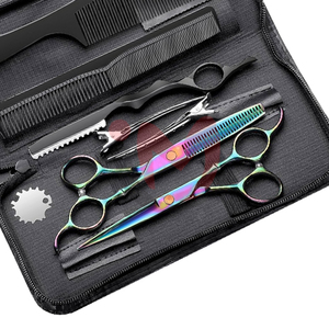 IMANS ENTERPRISES Kit de Barbería Profesional Personalizado de Acero Inoxidable de Color, Set de Peluquería Personal de Alta Calidad con Herramientas Personalizadas - Product Image 3