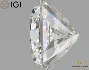 เพชร CVD ทรงสี่เหลี่ยมคุชชั่น น้ำหนัก 1.00 กะรัต ได้รับการรับรองจาก IGI สี F ความสะอาดระดับ VS2 สำหรับเครื่องประดับสั่งทำพิเศษ - Product Image 3