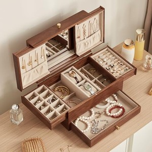 Boîtes à bijoux et boîtes de rangement en bois de Sheesham, fabrication sur mesure OEM, vente en gros |   Aqdus Saleem Inde - Product Image 2