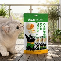Friandises savoureuses pour chats, sans céréales, riches en protéines, saveur poulet, nutrition saine, collations humides crémeuses pour chats, bâtonnets pour chats