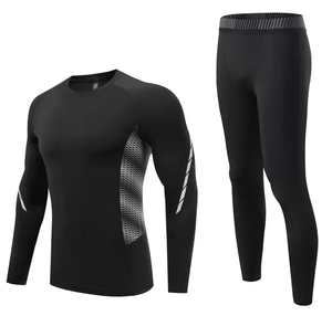 Men Two Panel Color Active Gym Pant Quick Dry Breathable Anti-Wrinkle Compression Cotton Bamboo Fiber Full Length 2 Inch Waist - Product Image 1