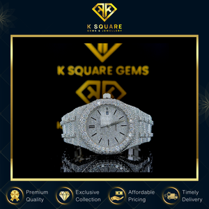 Reloj de Lujo de Cuarzo Automático Analógico Resistente al Agua con Correa Unisex de Acero Inoxidable y Diamantes Moissanite, Suministro Directo de Fábrica - Product Image 4