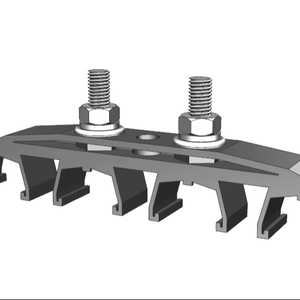 ตัวหนีบแขวน CMK สำหรับเครน EOT แบบ 3 เสา วัสดุคุณภาพสูง เสริมใยแก้วธรรมชาติ สีส้ม เชื่อมต่อแบบกด ขนาดสั่งทำพิเศษ - Product Image 1