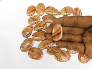 Lote al por mayor de cabujones de dolomita de onda natural, gemas sueltas para joyería, formas mixtas, hechos a mano, certificados, personalizables, con orificio, kg - Product Image 2