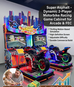 Machine d'arcade de simulateur de course de moto de Super Asphalt 2 joueurs - Product Image 5