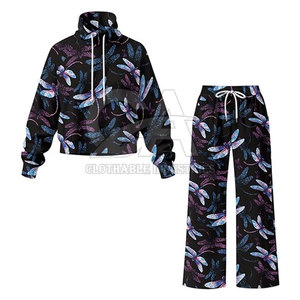 Women Printed Sports Tracksuit Gym Fitness Running <b>Set</b> Breathable Women Printed Activewear <b>Jogger</b> <b>Set</b> - Product Image 5