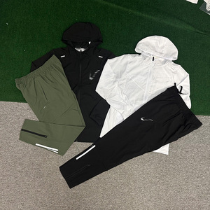 Meilleurs pantalons de sport d'été à capuche, fins, à séchage rapide, unisexes, légers, amples, à taille élastique, motif léopard, 100% nylon - Product Image 2