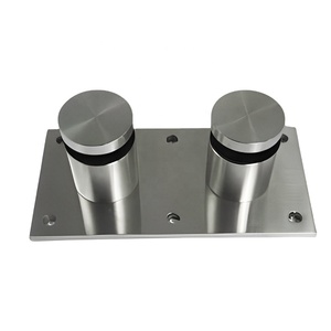 Placa de Montaje en Pared de Acero Inoxidable, Soporte para Barandilla de Vidrio - Product Image 1