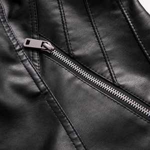 Ladies Leather <b>Biker</b> <b>Jacket</b> Real Leather Stylish Slim Fit Wholesale Fashion Wear Custom Design Breathable Women Leather <b>Jacket</b> - Product Image 5
