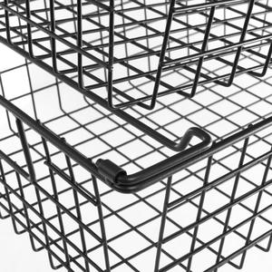 Cesta de Almacenamiento Apilable de Alambre Metálico para Despensa, Estante, Armario, Solución de Almacenamiento para Garaje - Product Image 2
