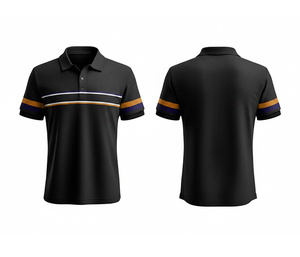 ผู้ผลิตเสื้อโปโลพิมพ์โลโก้ตามสั่ง งานเย็บทนทาน สำหรับผู้ชาย ผู้หญิง และเยาวชน แห้งเร็ว ระบายอากาศได้ดี เหมาะสำหรับการเล่นกีฬา - Product Image 5