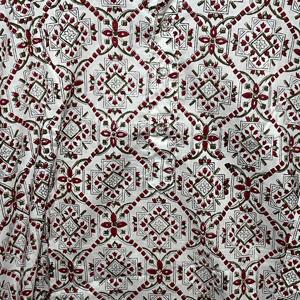 Auténtica Kurta Corta de Manga Larga Multicolor 100% Algodón para Hombre |   Estampado Floral Hecho a Mano al Estilo Indio Atemporal - Product Image 3