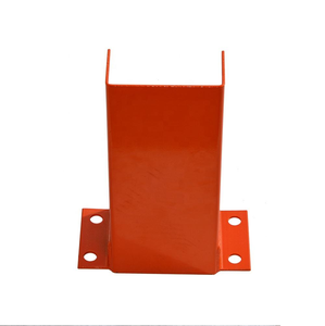 Soporte de Esquina Metálico con Recubrimiento en Polvo Personalizado para Protección de Patas de Estanterías de Almacén - Product Image 4
