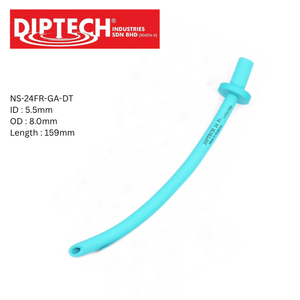 Tubo de Vía Aérea Nasofaríngea Ajustable con Brida NS-24FR-GA-DT, Flexible, Desechable, para Emergencias, en Oferta - Product Image 1