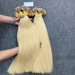 Cinta de cabello humano vietnamita 100% de alta calidad con color ombre, brillo natural, cabello fluido, resistente y listo para enviar. - Product Image 1
