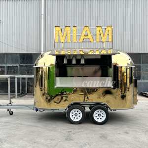 Certificat CE Concession Café Nourriture Remorque Hot Dog Chariot avec cuisine complète Camion de crème glacée pour les États-Unis - Product Image 2