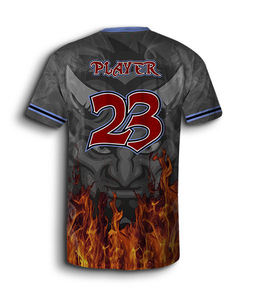 Maillot de baseball personnalisé pour jeunes en polyester à séchage rapide avec flux d'air complet aéré en couleur vêtements de sport de grande taille - Product Image 6