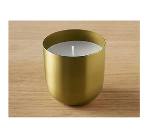 Porte-bougie en laiton de qualité supérieure pour mariage, événement festif, finition métallique dorée, support à bougie en verre pour décoration de table à la maison - Product Image 3