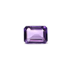 Natural Amethyst Loose Gemstone 8.5 Carat Emerald Cut Pear Shape 20mm for Fine Jewelry - Product Image 1
