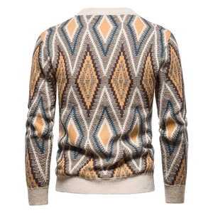 Suéteres de Invierno para Hombre, Talla Grande, Cuello Alto, Ropa Masculina, Jersey de Punto Acanalado, Sudadera Transpirable - Product Image 2