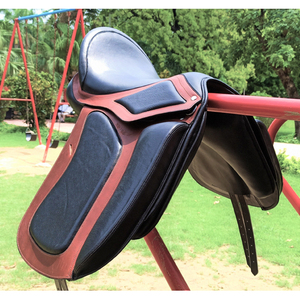 New Premium Quality English Leather Dressage Saddle <b>Plastic</b> <b>Tree</b> Durable Genuine Leather Material Customizable for Gaited Horse - Product Image 2