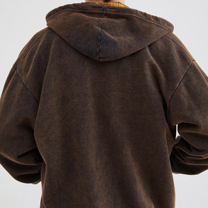 Nueva Colección, Sudadera con Capucha para Hombre, 100% Algodón, Lavado Ácido, Corte Ajustado, Diseño con Bolsillos, Ecológica, Servicios OEM, Secado Rápido, Alta Calidad - Product Image 5