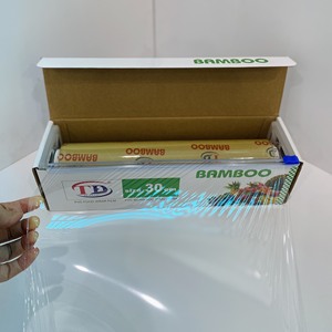 Factory direct sale Ready to Ship Cheap price Food Fresh Keeping Packing PVC Cling Film <b>Stretch</b> <b>Wrap</b> Food Grade length 400/500m - Product Image 3