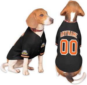 Camiseta de Béisbol para Perro en Oferta, Poliéster Premium, Malla Transpirable para Verano, Ropa Personalizada para Equipos - Product Image 1