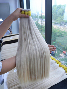 Extensiones de Cabello Humano Vietnamita de Longitud Completa, Precio de Fábrica, 60 cm, 24 Pulgadas, Colores Rubios, 100 Gramos por Paquete - Product Image 3