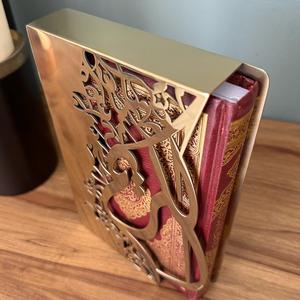 Haute qualité Art moderne métal coran boîte bois verre taille personnalisée maison décorative tenture murale avec motif Animal Ramadan - Product Image 3