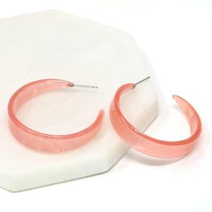 Beautiful Resin Handmade Stylish Drop Earrings Lightweight Statement Fashion <b>Jewelry</b> Accessories Gift Women <b>Girls</b> Party - Product Image 1