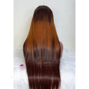 Extensions de cheveux naturels bruts à double tirage, luxe, pur, vietnamien, os droit, couleurs mélangées, cheveux alignés sur les cuticules - Product Image 2