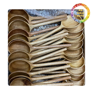 Cuchara de Madera Ecológica Premium, Utensilio de Cocina de Madera Natural para Cocinar y Servir Alimentos - Product Image 1