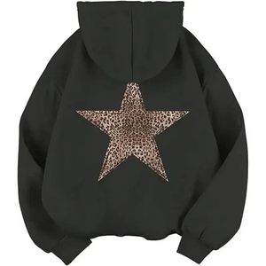 Sudadera con Capucha con Estampado de Leopardo Y2K 2026, Sudadera con Capucha de Guepardo, Moda Casual Hip Hop Unisex - Product Image 3