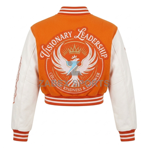 Custom <b>Men's</b> Regular Premium Eco-Friendly Windproof Varsity Letterman <b>Jacket</b> Polyester/Cotton Streetwear by Zabex Sports - Product Image 2
