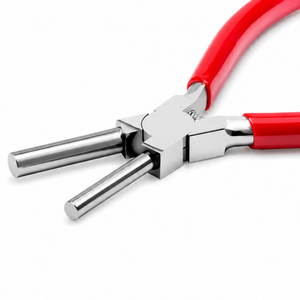 Pince à former des anneaux à ressort multi-barils professionnelle, poignée rouge, outil de fabrication de bijoux en acier inoxydable, façonnage de boucles, bricolage - Product Image 3