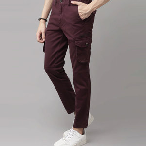 Pantalons cargo pour hommes, style streetwear tendance, prix raisonnable, ajustables, effet délavé, qualité supérieure, en vente en ligne. - Product Image 2