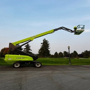 8m-22m Aerial Hydraulic <b>Construction</b> Work Cherry Picker Electric Boom Lift Telescopic Towable Cherry Picker - Product Image 2