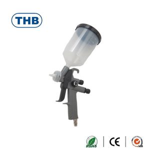Pressure Regulating Gravity Feed HVLP 600cc OEM Car Wash Spray Gun 200mm Spray Distance plastic body Disposable Gun Pot - Product Image 2