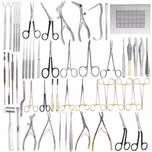 Ensemble d'instruments nasaux Gunter Azicon de 53 pièces en acier inoxydable, ciseaux, pinces et burins de rhinoplastie avec conteneur de stérilisation - Product Image 3