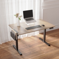 Bureau assis-debout ergonomique AUKI à double moteur, réglable en hauteur électriquement, pour ordinateur de bureau, avec cadre en acier robuste, OEM ODM CE
