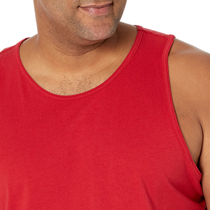 Débardeurs d'été pour hommes, débardeur de fitness uni sans manches en coton personnalisé pour homme, bas de sport à vendre - Product Image 5