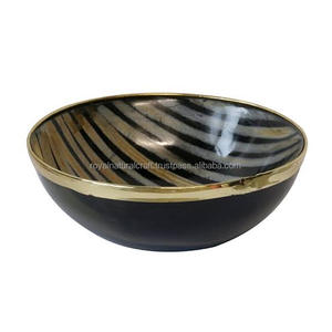 Cuenco de madera sostenible de alta calidad, juego de platos pulidos, nuevo diseño, cuerno, ensalada, juego de servir, cocina ecológica, comedor, comida, regalo - Product Image 5